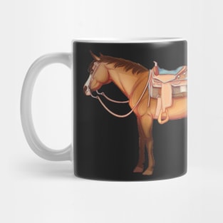 Buckskin Western Horse Mug